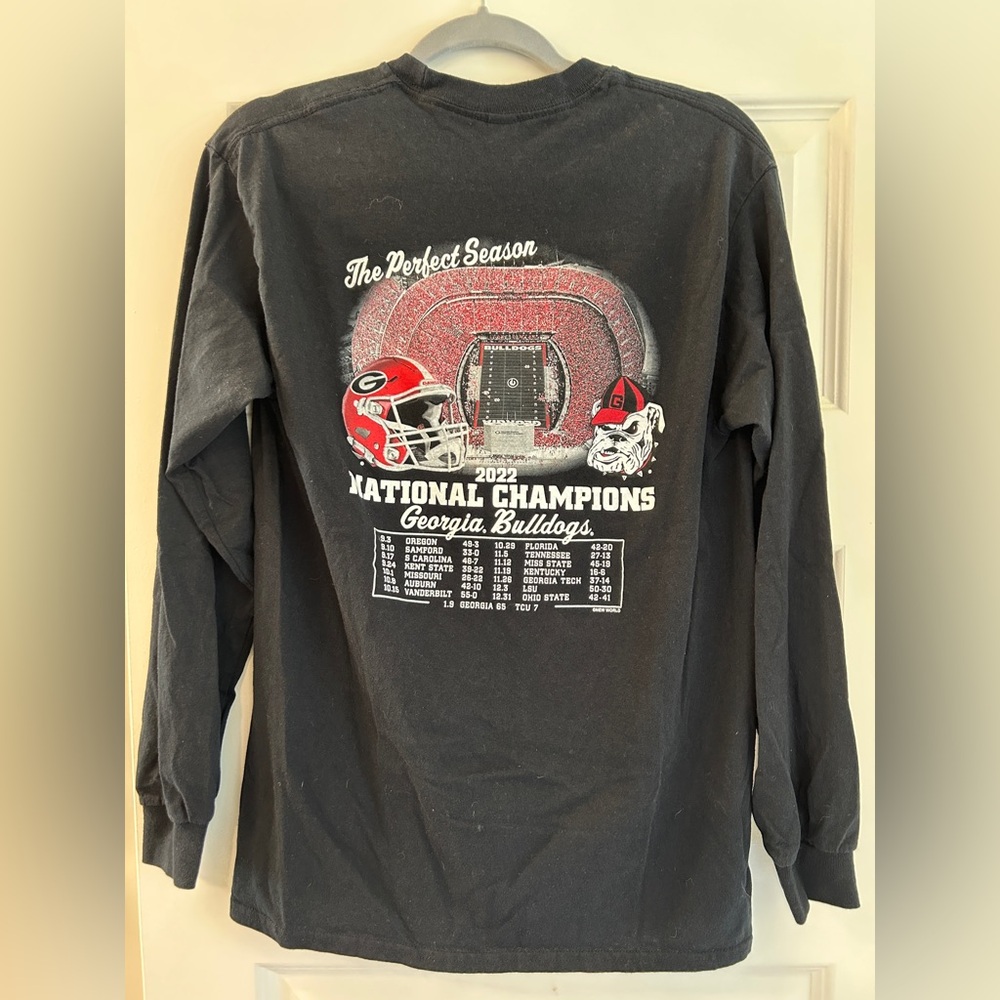 Georgia Bulldogs 2022 National Champions Long Sleeve